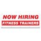 Signmission Now Hiring Fitness Trainers Banner Apply Inside Accepting Application Single Sided B-120-30244 - alternate 1